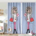 RealHomes Özel Tasarımlı Dijital Baskılı Çocuk Odası Fon Perde Realhomes