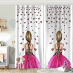 Renkli Zigzag Tasarımlı 3D Dijital Baskılı Bebek Odası Fon Perde Realhomes