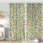 RealHomes Özel Tasarımlı Dijital Baskılı Çocuk Odası Fon Perde Realhomes