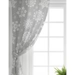 - Rh-CPerde-3563-Gri-Zeminli-Kar-Taneleri-Temali-Modern-Tasarim-Bebek-Odasi-Fon-Perde-1 - Realhomes  Gri Zeminli Kar Taneleri Temalı Modern Tasarım Bebek Odası Fon Perde Realhomes