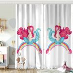 Pembe Zeminde Sevimli Kedicik Özel Tasarım Çocuk Odası Fon Perde Realhomes