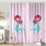 Pembe Zeminde Unicorn At Desenli Çocuk Odası Fon Perde Realhomes