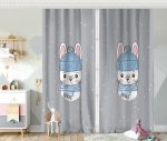 - Rh-CPerde-4323g-Gri-Zeminde-Sevimli-Tavsan-Motifli-Cocuk-Odasi-Fon-Perde - Realhomes  Gri Zeminde Sevimli Tavşan Motifli Çocuk Odası Fon Perde Realhomes