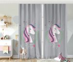 - Rh-CPerde-4333-Gri-Zeminde-Magic-Unicorn-Tasarimli-Cocuk-Odasi-Fon-Perde - Realhomes  Gri Zeminde Magic Unicorn Tasarımlı Çocuk Odası Fon Perde Realhomes