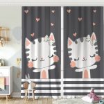 Pembe Zeminde Unicorn At Desenli Çocuk Odası Fon Perde Realhomes