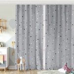 Beyaz Zeminde Renkli Kalpler Çocuk Odası Fon Perde Realhomes