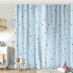 Pembe Zeminde Renkli Kalpler Çocuk Odası Fon Perde Realhomes