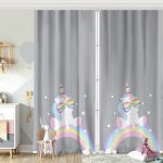 Pembe Zeminde Renkli Kalpler Çocuk Odası Fon Perde Realhomes