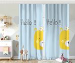 - Rh-CPerde-4372m-Sari-Ayicik-Hello-Motifli-Cocuk-Odasi-Fon-Perde - Realhomes  Sarı Ayıcık Hello Motifli Çocuk Odası Fon Perde Realhomes