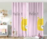 - Rh-CPerde-4372p-Sari-Ayicik-Hello-Motifli-Cocuk-Odasi-Fon-Perde - Realhomes  Sarı Ayıcık Hello Motifli Çocuk Odası Fon Perde Realhomes