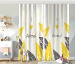 - Rh-CPerde-4373-I-Love-Animals-Tasarimli-Cocuk-Odasi-Fon-Perde - Realhomes  I Love Animals Tasarımlı Çocuk Odası Fon Perde Realhomes