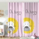 Hello Kedicik Özel Tasarımlı Bebek Odası Fon Perde Realhomes