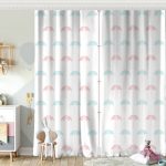 Gri Zeminde Sevimli Ayıcık Motifli Bebek Odası Fon Perde Realhomes