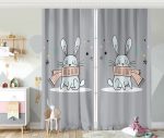- Rh-CPerde-4425-Gri-Zeminde-Atkili-Tavsan-Motifli-Bebek-Odasi-Fon-Perde - Realhomes  Gri Zeminde Atkılı Tavşan Motifli Bebek Odası Fon Perde Realhomes