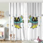 Pembe Zeminde Kardan adam Çizim Desenli Bebek Odası Fon Perde Realhomes