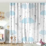 Gri Zeminde Ayıcık Tasarımlı Bebek Odası Fon Perde Realhomes