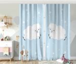 - Rh-CPerde-4490-Mavi-Zeminde-Sevimli-Kuzucuk-Tasarimli-Bebek-Odasi-Fon-Perde - Realhomes  Mavi Zeminde Sevimli Kuzucuk Tasarımlı Bebek Odası Fon Perde Realhomes