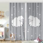 RealHomes Özel Tasarımlı Dijital Baskılı Çocuk Odası Fon Perde Realhomes