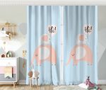 - Rh-CPerde-4505m-Mavi-Zeminde-Sevimli-Filler-Ozel-Tasarimli-Bebek-Odasi-Fon-Perde - Realhomes  Mavi Zeminde Sevimli Filler Özel Tasarımlı Bebek Odası Fon Perde Realhomes