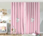 - Rh-CPerde-4528-Pembe-Cizgili-Fil-Motifli-Bebek-Odasi-Fon-Perde - Realhomes  Pembe Çizgili Fil Motifli Bebek Odası Fon Perde Realhomes