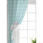 - Rh-CPerde-4538-Yesil-Ekose-Zeminli-Fil-Desenli-Bebek-Odasi-Fon-Perde-1 - Realhomes  Yeşil Ekose Zeminli Fil Desenli Bebek Odası Fon Perde Realhomes