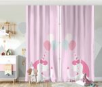 - Rh-CPerde-4552p-Pembe-Zeminde-Unicorn-At-Tasarimli-Bebek-Odasi-Fon-Perde - Realhomes  Pembe Zeminde Unicorn At Tasarımlı  Bebek Odası Fon Perde Realhomes