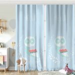 RealHomes Özel Tasarımlı Dijital Baskılı Çocuk Odası Fon Perde Realhomes