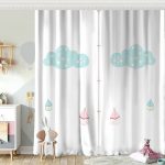 RealHomes Özel Tasarımlı Dijital Baskılı Çocuk Odası Fon Perde Realhomes