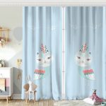 RealHomes Özel Tasarımlı Dijital Baskılı Çocuk Odası Fon Perde Realhomes