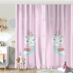 RealHomes Özel Tasarımlı Dijital Baskılı Çocuk Odası Fon Perde Realhomes