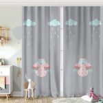 RealHomes Özel Tasarımlı Dijital Baskılı Çocuk Odası Fon Perde Realhomes