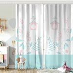 RealHomes Özel Tasarımlı Dijital Baskılı Çocuk Odası Fon Perde Realhomes