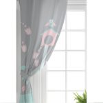 RealHomes Özel Tasarımlı Dijital Baskılı Çocuk Odası Fon Perde Realhomes