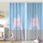 RealHomes Özel Tasarımlı Dijital Baskılı Çocuk Odası Fon Perde Realhomes