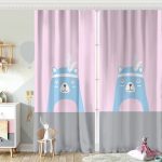 RealHomes Özel Tasarımlı Dijital Baskılı Çocuk Odası Fon Perde Realhomes