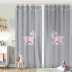 RealHomes Özel Tasarımlı Dijital Baskılı Çocuk Odası Fon Perde Realhomes