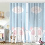 RealHomes Özel Tasarımlı Dijital Baskılı Çocuk Odası Fon Perde Realhomes