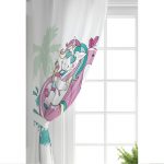 RealHomes Özel Tasarımlı Dijital Baskılı Çocuk Odası Fon Perde Realhomes