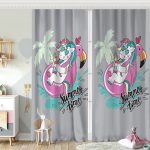 RealHomes Özel Tasarımlı Dijital Baskılı Çocuk Odası Fon Perde Realhomes