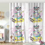 RealHomes Özel Tasarımlı Dijital Baskılı Çocuk Odası Fon Perde Realhomes