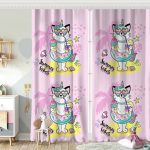 RealHomes Özel Tasarımlı Dijital Baskılı Çocuk Odası Fon Perde Realhomes