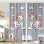 RealHomes Özel Tasarımlı Dijital Baskılı Çocuk Odası Fon Perde Realhomes