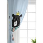 RealHomes Özel Tasarımlı Dijital Baskılı Çocuk Odası Fon Perde Realhomes