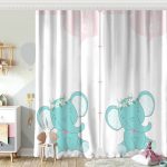 RealHomes Özel Tasarımlı Dijital Baskılı Çocuk Odası Fon Perde Realhomes