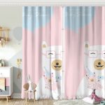 RealHomes Özel Tasarımlı Dijital Baskılı Çocuk Odası Fon Perde Realhomes