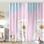 RealHomes Özel Tasarımlı Dijital Baskılı Çocuk Odası Fon Perde Realhomes