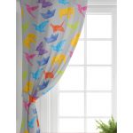 - Rh-CPerde-4834-Realhomes-Gri-Zeminli-Origami-Sanati-Dijital-Baskili-Modern-Cocuk-Odasi-Fon-Perde-1 - Realhomes  Realhomes Gri Zeminli Origami Sanatı Dijital Baskılı Modern Çocuk Odası Fon Perde Realhomes