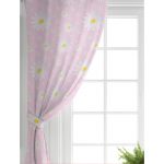 Realhomes Papatya Desenli Dijital Baskılı Modern Çocuk Odası Fon Perde Realhomes