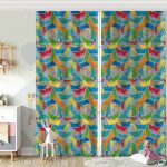 Realhomes Origami Gemiler Dijital Baskılı Modern Çocuk Odası Fon Perde Realhomes