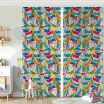 Realhomes Origami Gemiler Dijital Baskılı Modern Çocuk Odası Fon Perde Realhomes